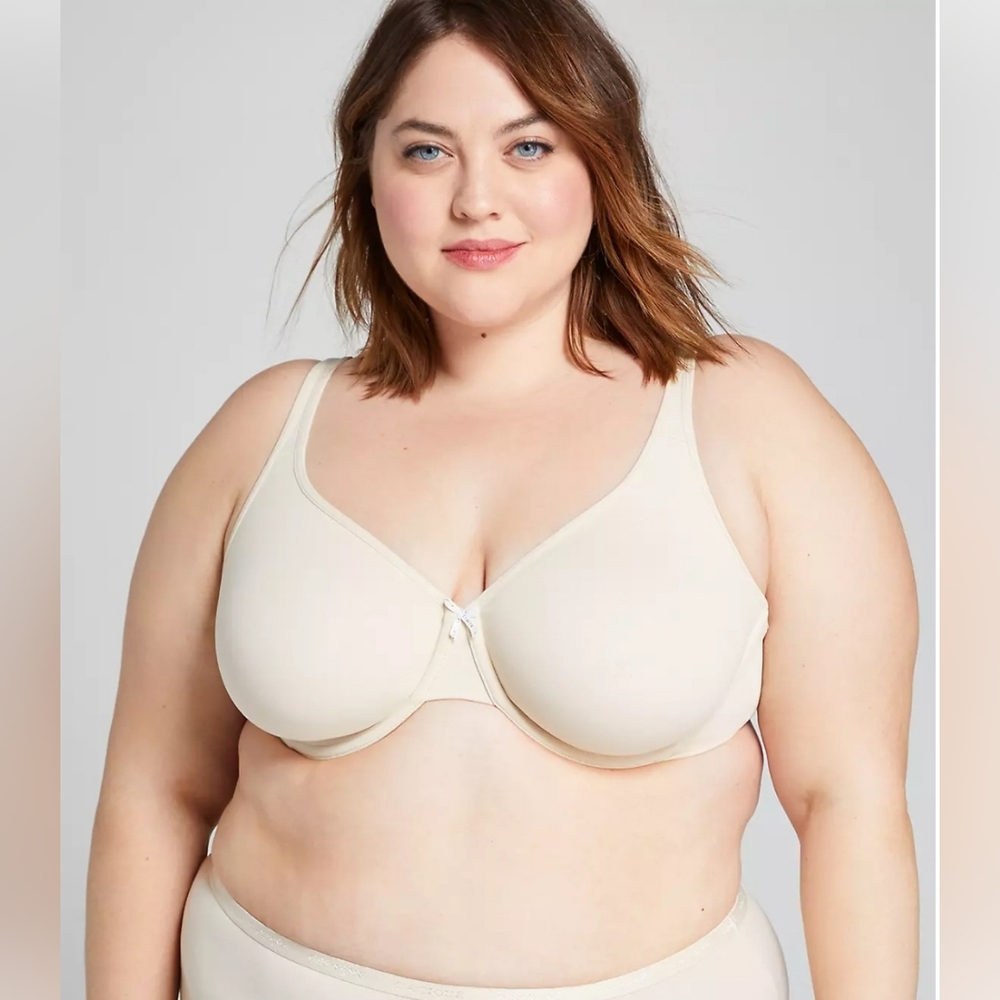 Cotton unlined full coverage bra